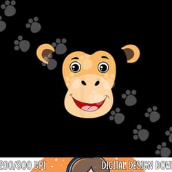 monkey face costume cute easy animal halloween gift png, sublimation copy