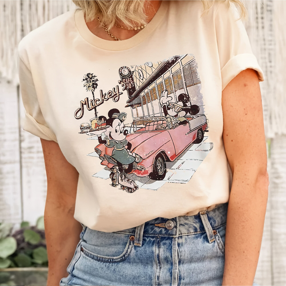 Vintage Retro Disney World Shirt,  Mickey & Minnie Shirt, Mickey vintage retro shirt,Vintage Disney shirt,Retro Minnie Shirt,Vintage Disney - 4.jpg