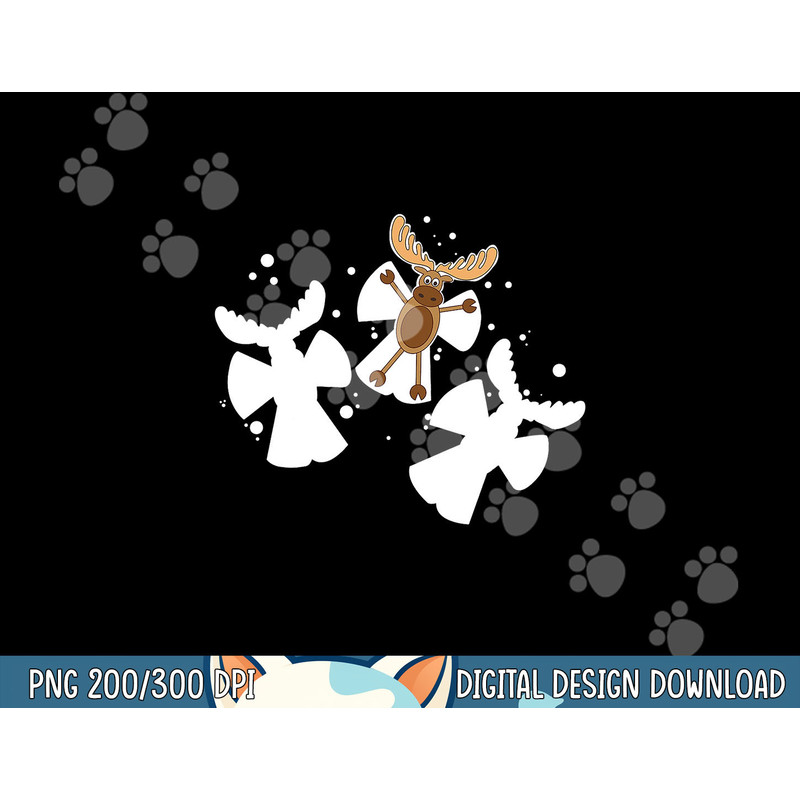 Moose Snow Angel png, sublimation copy.jpg