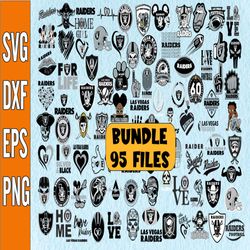 Bundle 95 Files Oakland Raiders Football Team Svg, Oakland Raiders Svg, NFL Teams vg, NFL Svg, Png, Dxf, Eps, Instant Do