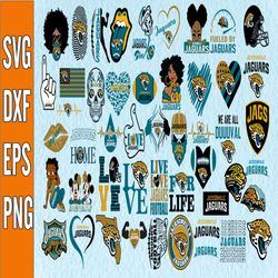 Bundle 50 Files Jacksonville Jaguars Football Teams Svg, Jacksonville Jaguars svg, NFL Teams svg, NFL Svg, Png, Dxf, Eps