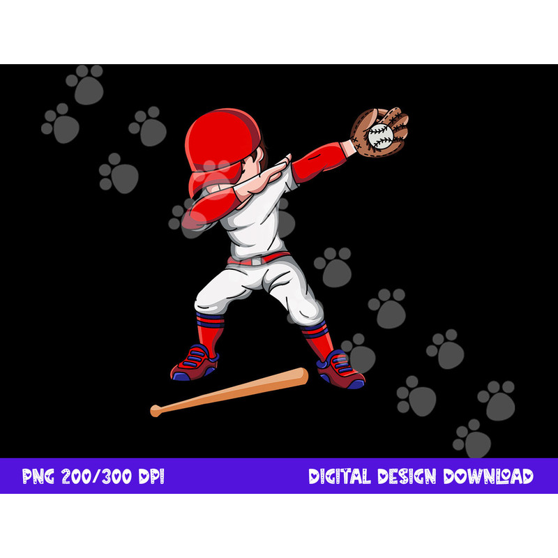 Baseballer Sports Athlete Dabbing Baseball Player png, sublimation copy.jpg