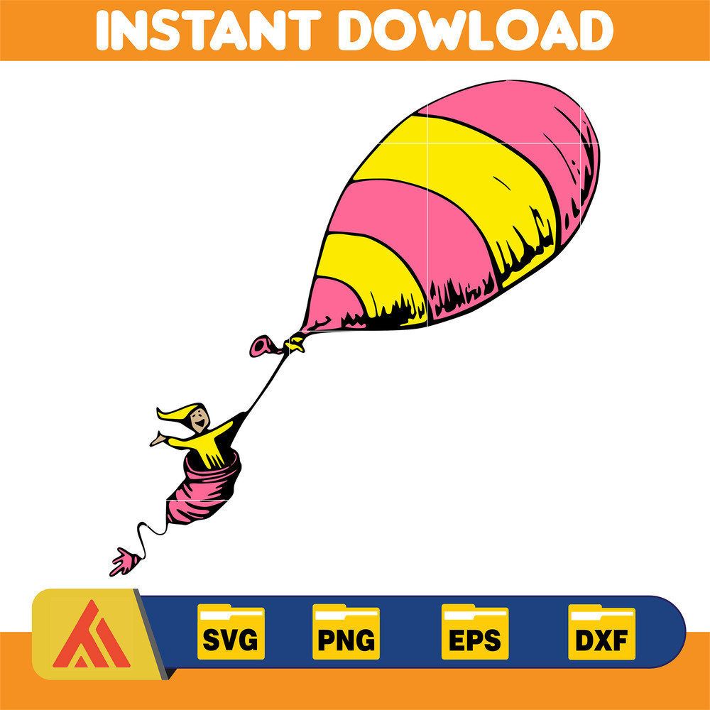 Dr Seuss Svg Layered Item, Dr. Seuss Quotes Cat In The Hat Svg Clipart, Cricut, Digital Vector Cut File, Cat And The Hat (49).jpg