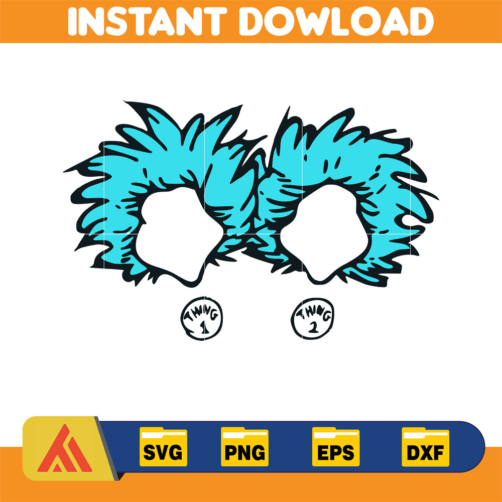 Dr Seuss Svg Layered Item, Dr. Seuss Quotes Cat In The Hat Svg Clipart, Cricut, Digital Vector Cut File, Cat And The Hat (53).jpg