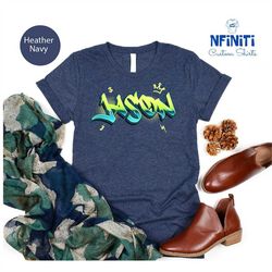 graffiti name shirt, custom name shirt, airbrush name personalized shirts, graffiti art name t-shirt, custom gift shir