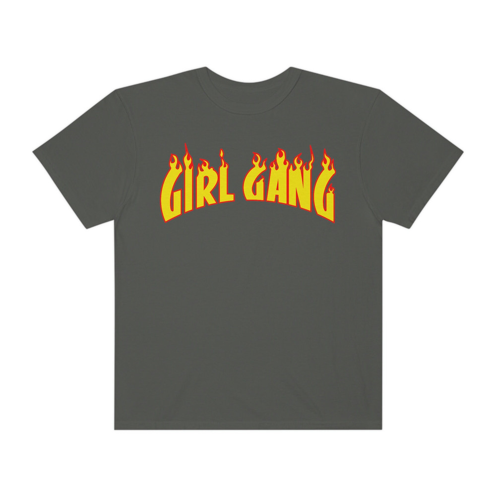 Girl Gang Feminist Band Tee  Rock n Roll Tee    Vintage Comfort Colors Graphic Tee  Grunge Hippie Boho - 8.jpg