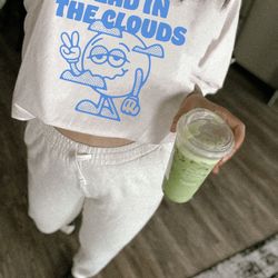 head in the clouds bohemian retro vintage comfort colors graphic tee,r