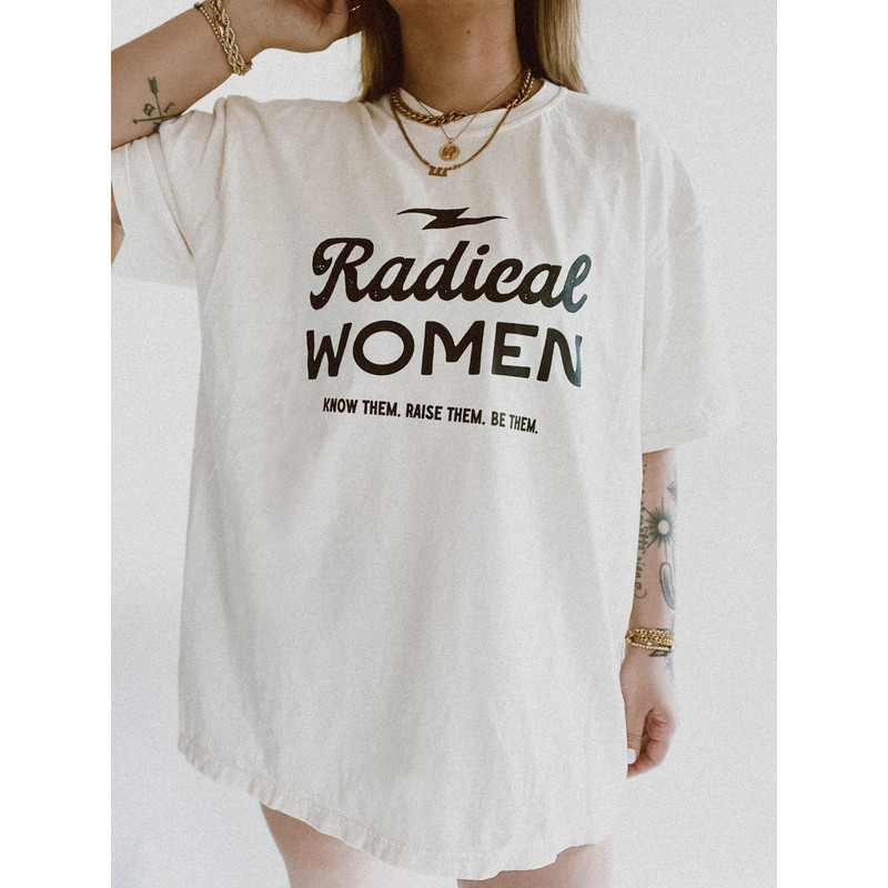 Radical Woman Feminist Empowering Comfort Colors Graphic Tee Retro Graphic Tee Grunge Hippie Boho Graphic - 1.jpg