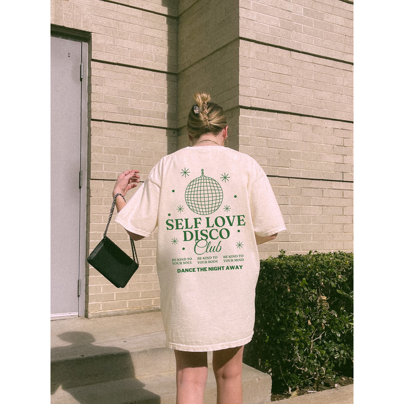 Self Love Disco Club Body Positive Woman Power Tee Comfort Colors Shirt Trendy Hippie Graphic Tee Boho Graphic Tee - 1.jpg