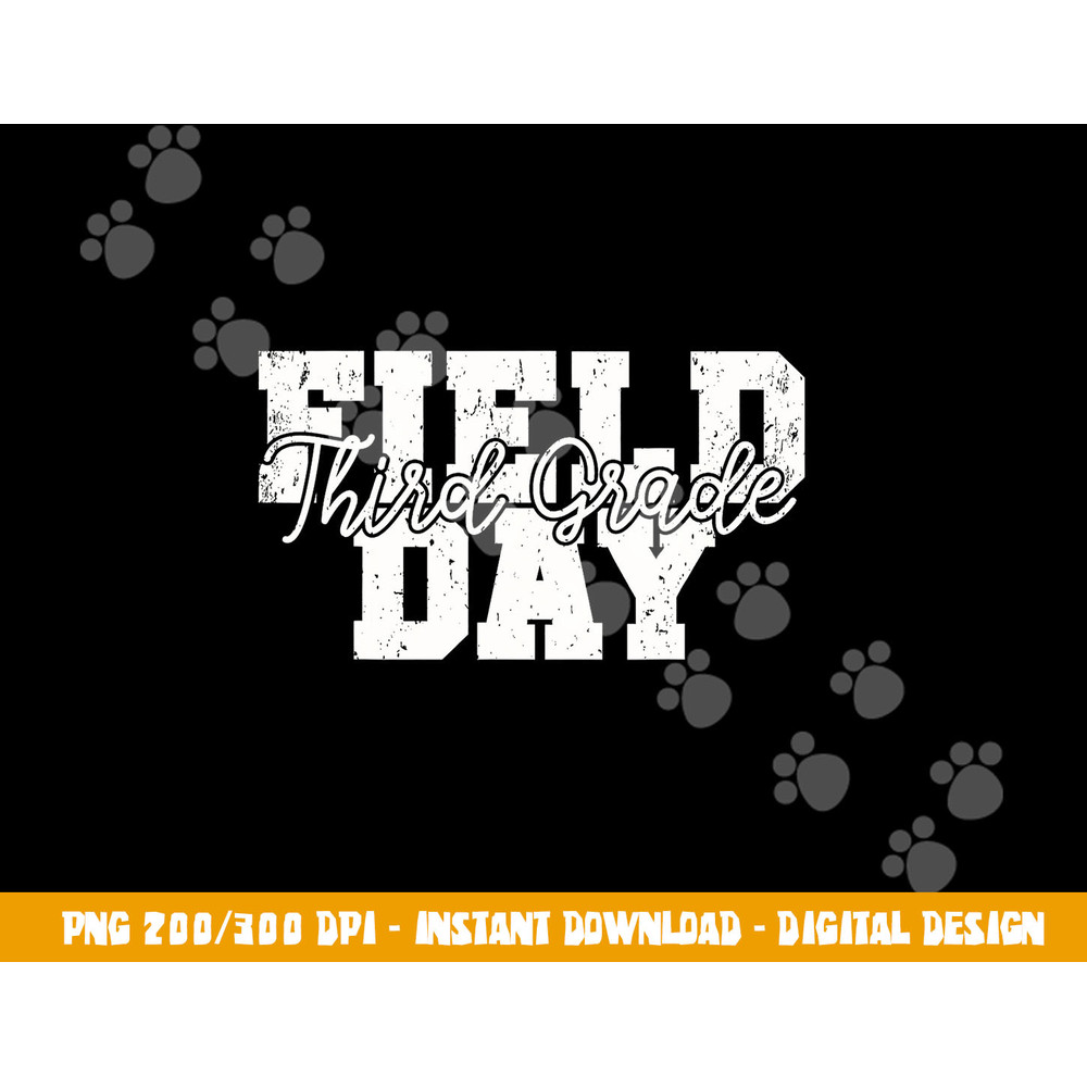 Field Day 2023 Third Grade school teacher kids Blue png, sublimation copy.jpg
