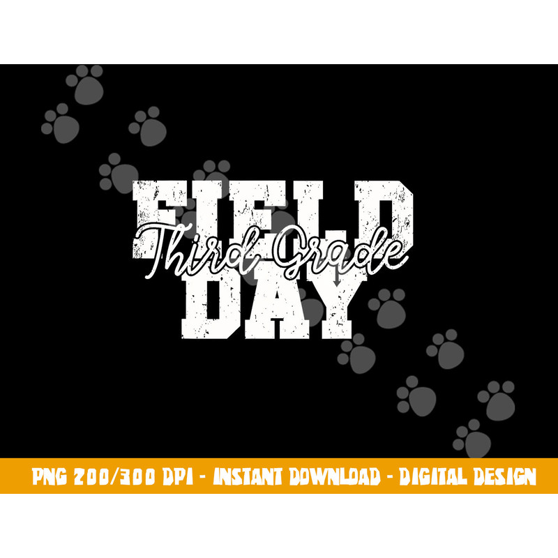 Field Day 2023 Third Grade school teacher kids Blue png, sublimation copy.jpg