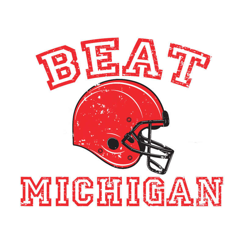 Beat Michigan png, sublimation - College Football.png