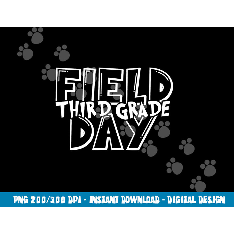 Field Day 2023 Third Grade school teacher kids Green  png, sublimation copy.jpg