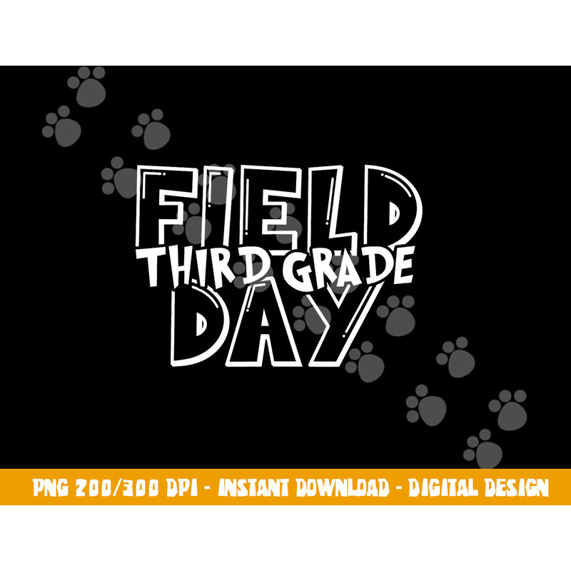 Field Day 2023 Third Grade school teacher kids Green png, sublimation copy.jpg