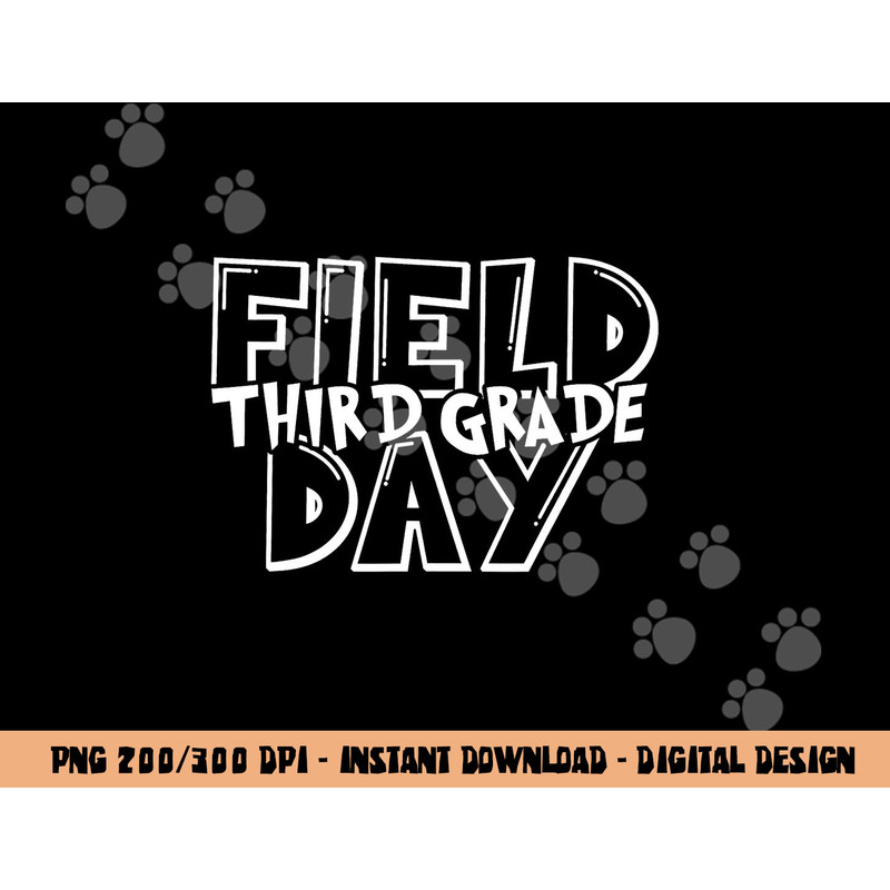 Field Day 2023 Third Grade school teacher kids Green png, sublimation copy.jpg