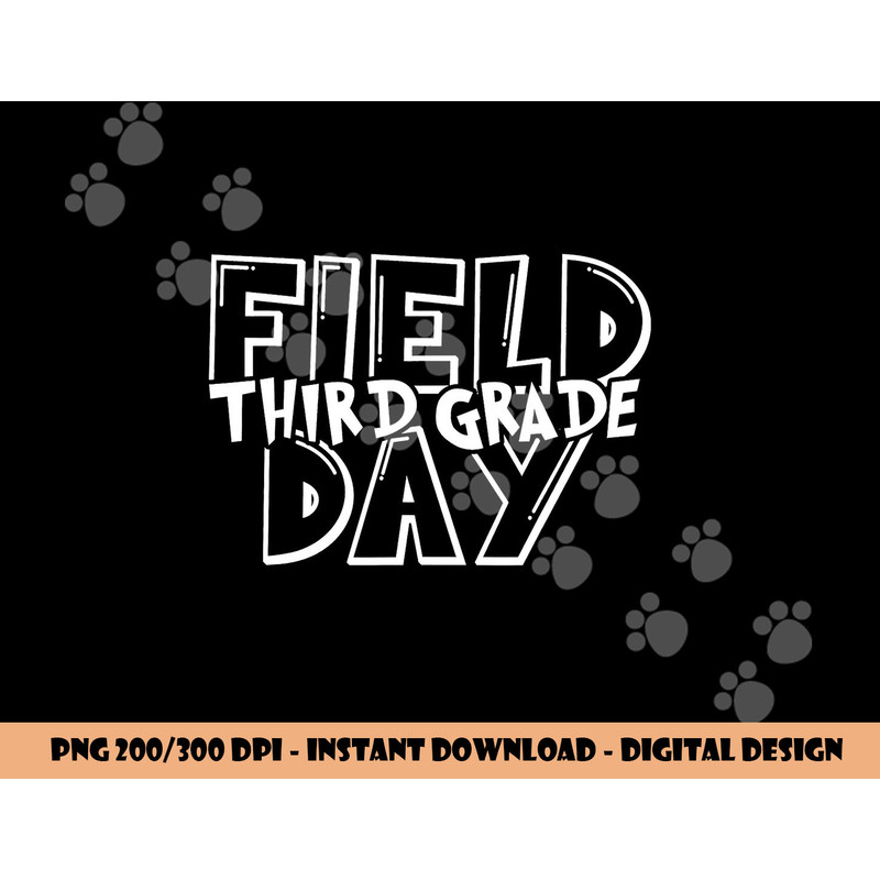Field Day 2023 Third Grade school teacher kids Green png, sublimation copy.jpg