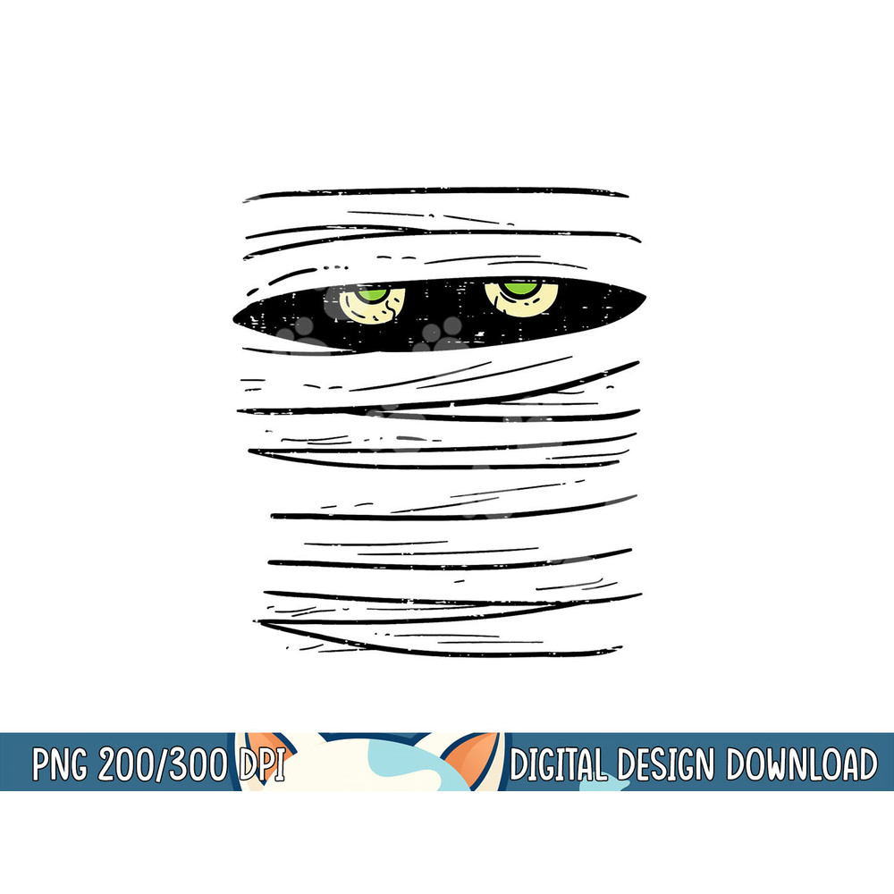 Mummy Wrap Eyes Costume Funny Scary Halloween Men Women Kids png, sublimation copy.jpg