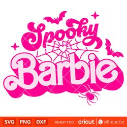 Spooky Barbie Svg, Barbie Doll Svg, Halloween Svg, Retro Svg, Cricut, Silhouette Vector Cut File