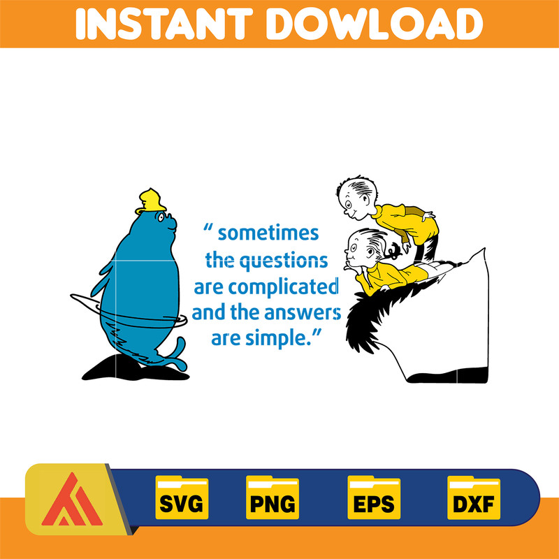 Dr Seuss Svg Layered Item, Dr. Seuss Quotes Cat In The Hat Svg Clipart, Cricut, Digital Vector Cut File, Cat And The Hat (187).jpg