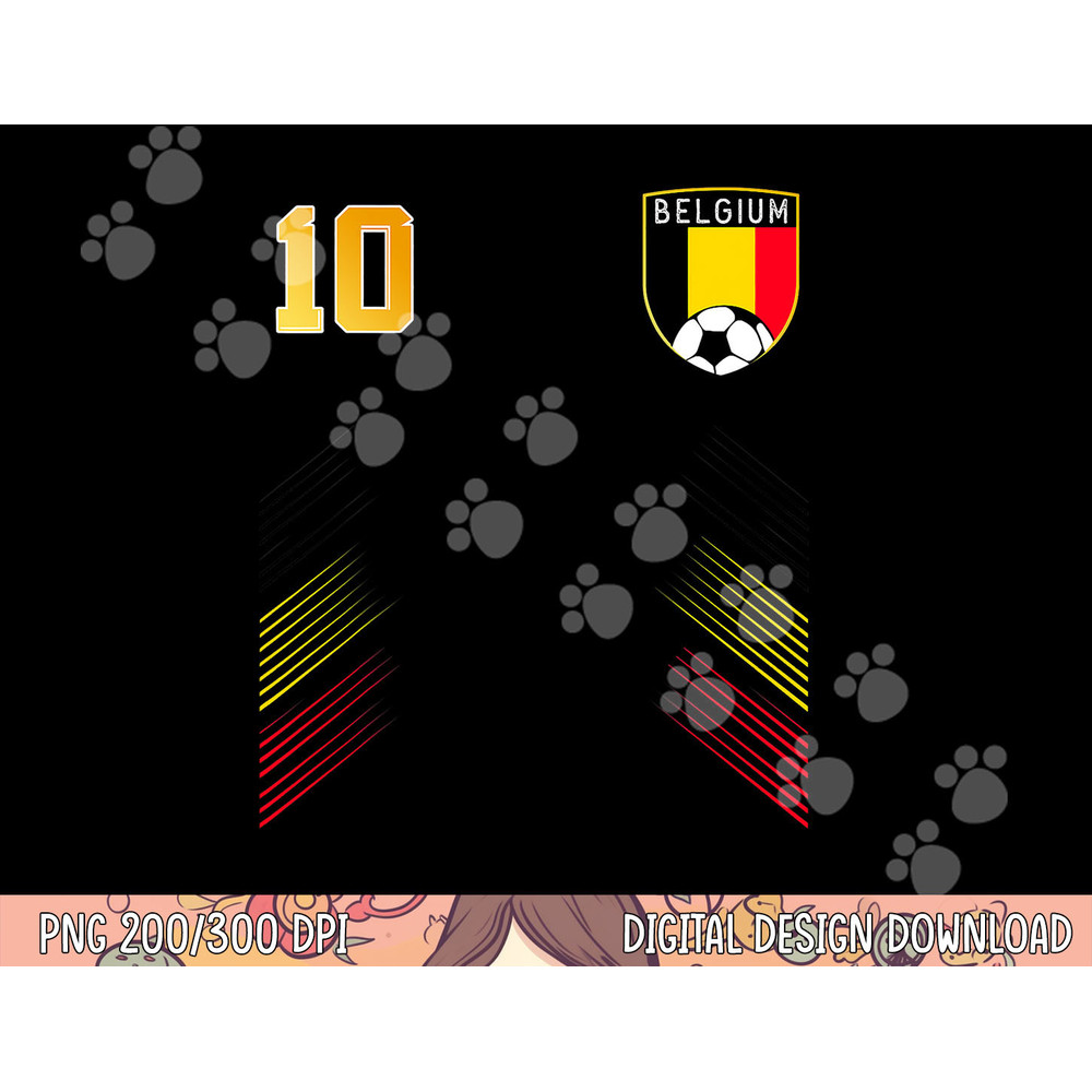 Belgium Soccer Belgian Football Retro 10 Jersey png, sublimation copy.jpg