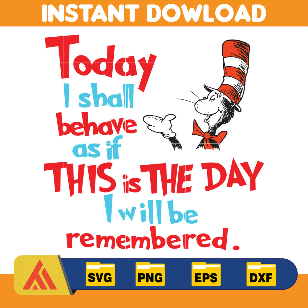 Dr Seuss Svg Layered Item, Dr. Seuss Quotes Cat In The Hat Svg Clipart, Cricut, Digital Vector Cut File, Cat And The Hat (101).jpg