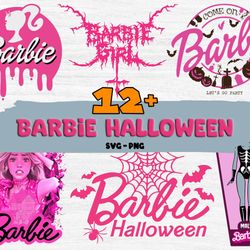 barbie halloween bundle svg, barbie svg, halloween bundle svg, barbie doll svg, cartoon svg, barbie halloween svg