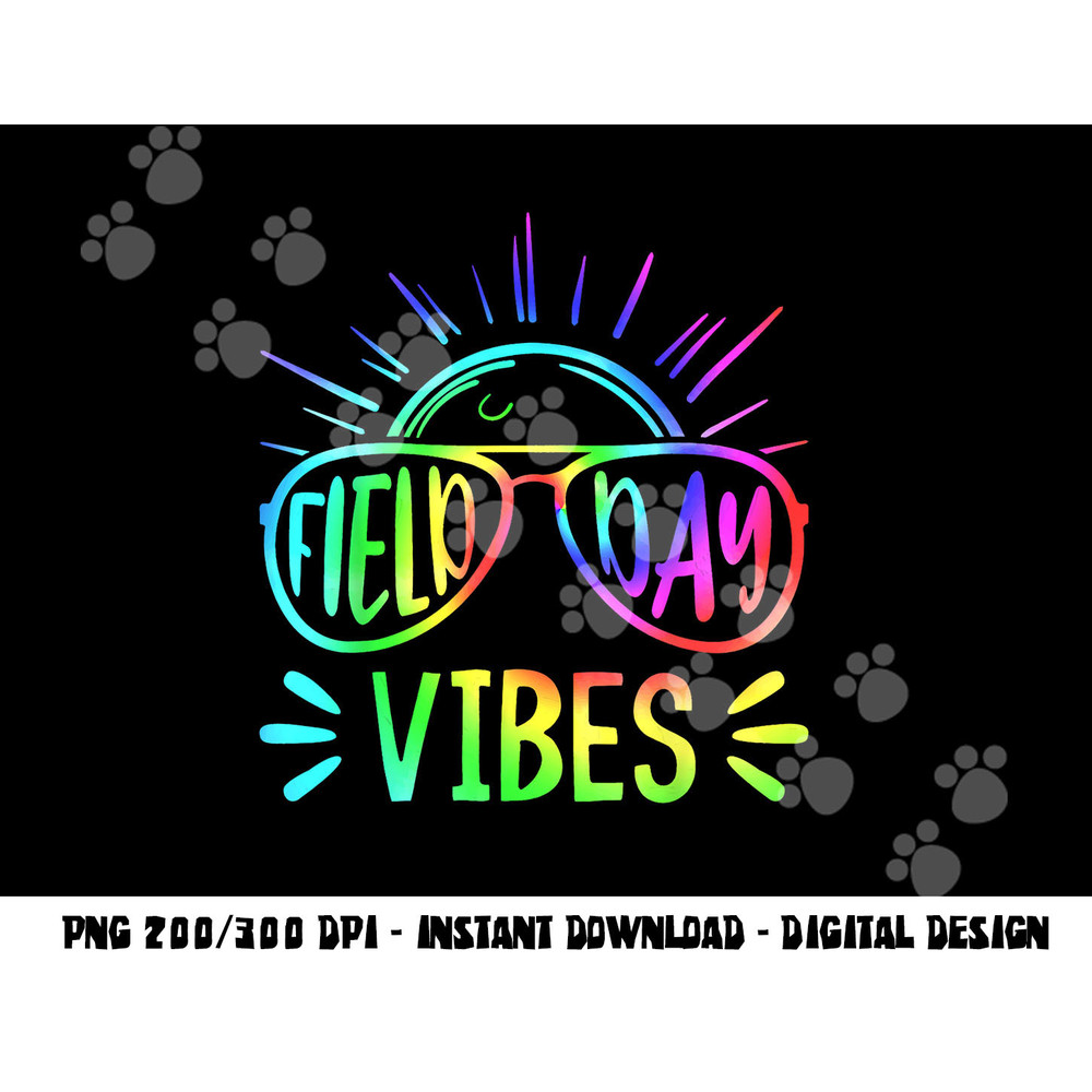 FIELD DAY VIBES 2023 Teacher Kids Groovy Tie Dye Hippie png, sublimation copy.jpg