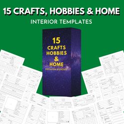 Crafts, Hobbies & Home KDP Interior KDP Template