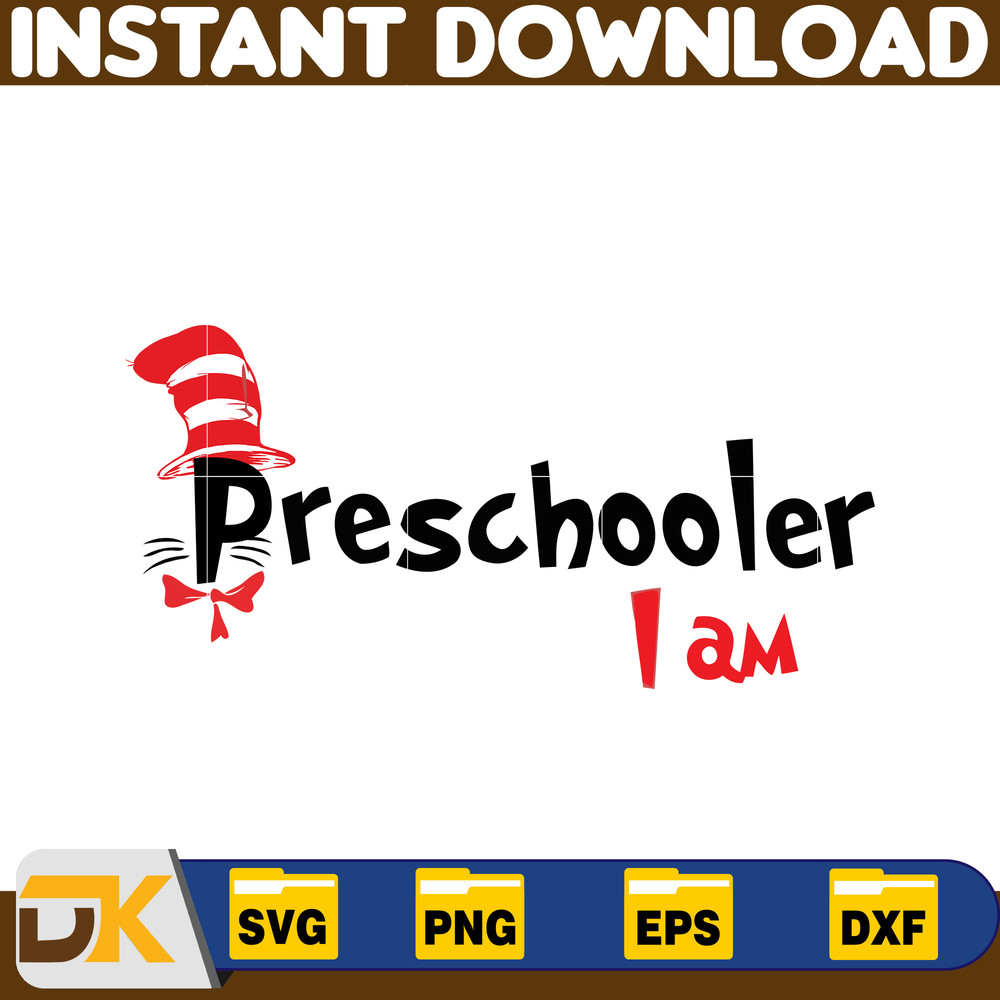 Dr Seuss Svg Layered Item, Dr. Seuss Quotes Cat In The Hat Svg Clipart, Cricut, Digital Vector Cut File, Cat And The Hat (118).jpg