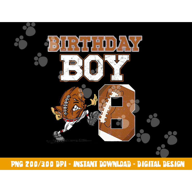 football 8th birthday party decorations boys 8 yrs old copy.jpg