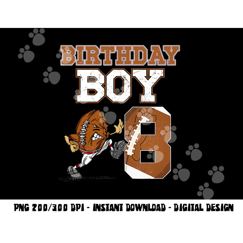 football 8th birthday party decorations boys 8 yrs old copy.jpg