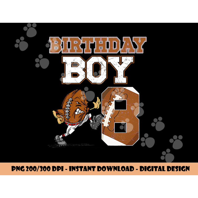 football 8th birthday party decorations boys 8 yrs old copy.jpg