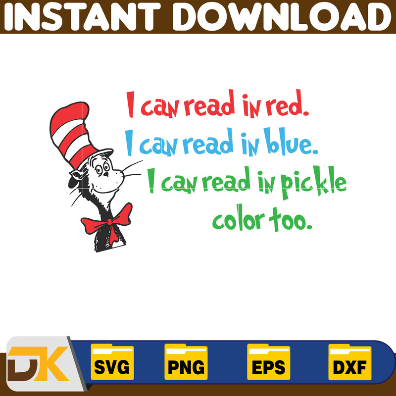 Dr Seuss Svg Layered Item, Dr. Seuss Quotes Cat In The Hat Svg Clipart, Cricut, Digital Vector Cut File, Cat And The Hat (137).jpg