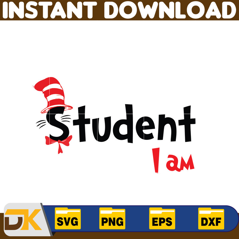 Dr Seuss Svg Layered Item, Dr. Seuss Quotes Cat In The Hat Svg Clipart, Cricut, Digital Vector Cut File, Cat And The Hat (138).jpg