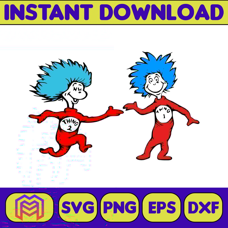 Dr Seuss Svg Layered Item, Dr. Seuss Quotes Cat In The Hat Svg Clipart, Cricut, Digital Vector Cut File, Cat And The Hat (51).jpg