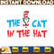 Dr Seuss Svg Layered Item, Dr. Seuss Quotes Cat In The Hat Svg Clipart, Cricut, Digital Vector Cut File, Cat And The Hat (149).jpg