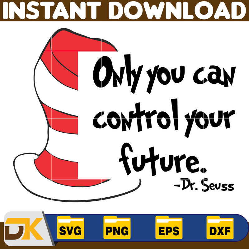 Dr Seuss Svg Layered Item, Dr. Seuss Quotes Cat In The Hat Svg Clipart, Cricut, Digital Vector Cut File, Cat And The Hat (153).jpg