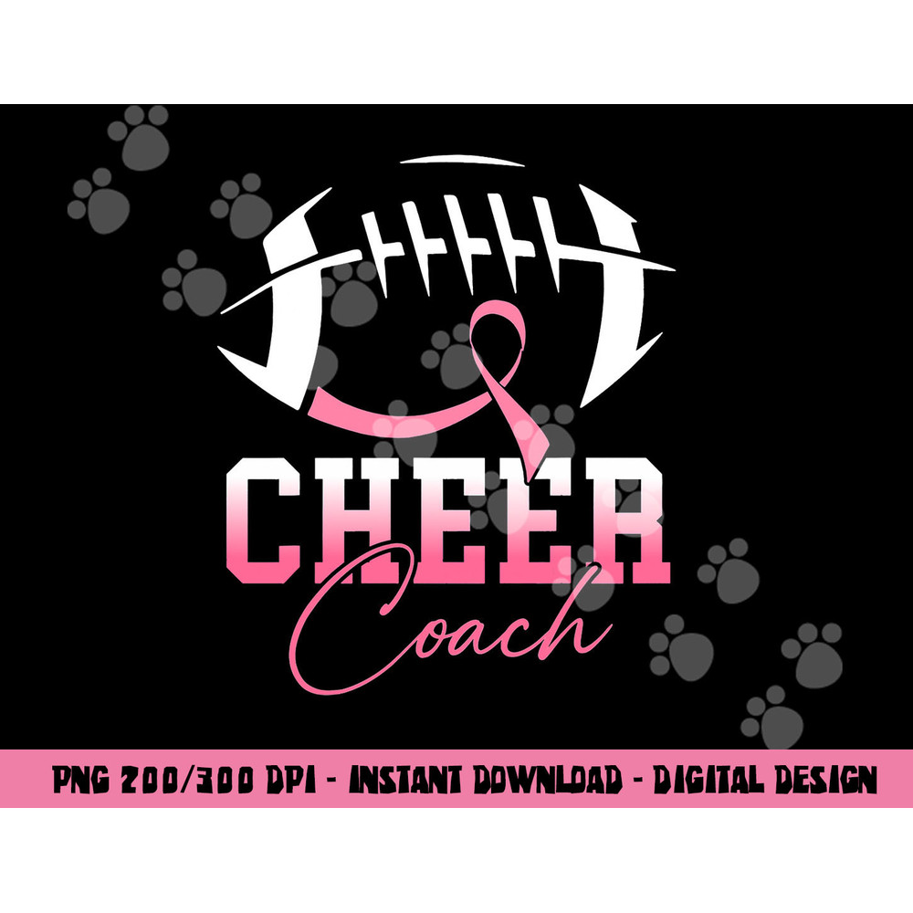 Football Cheer Coach Pink Ribbon Breast Cancer Awareness png, sublimation copy.jpg