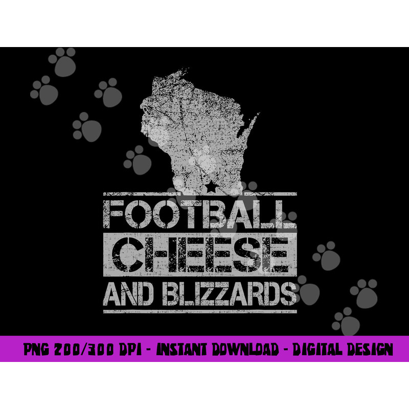 Football Cheese & Blizzards Funny WI State Cheese Head png, sublimation copy.jpg