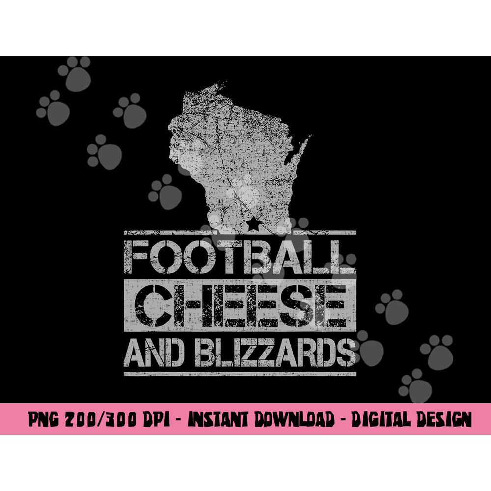Football Cheese & Blizzards Funny WI State Cheese Head png, sublimation copy.jpg