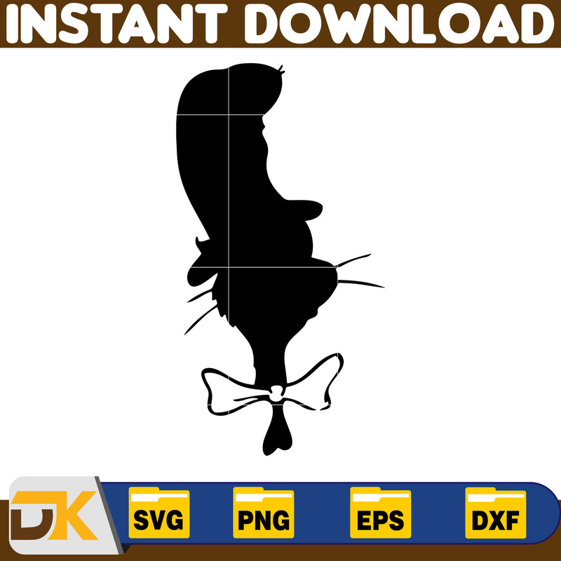 Dr Seuss Svg Layered Item, Dr. Seuss Quotes Cat In The Hat Svg Clipart, Cricut, Digital Vector Cut File, Cat And The Hat (24).jpg