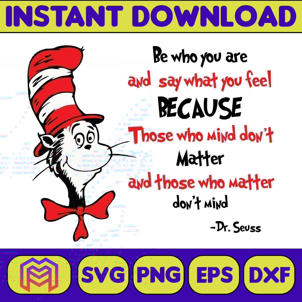 Dr Seuss Svg Layered Item, Dr. Seuss Quotes Cat In The Hat Svg Clipart, Cricut, Digital Vector Cut File, Cat And The Hat (168).jpg