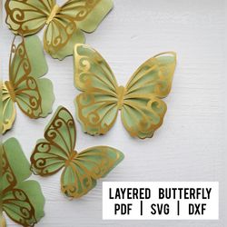 Template 3d butterfly cut file