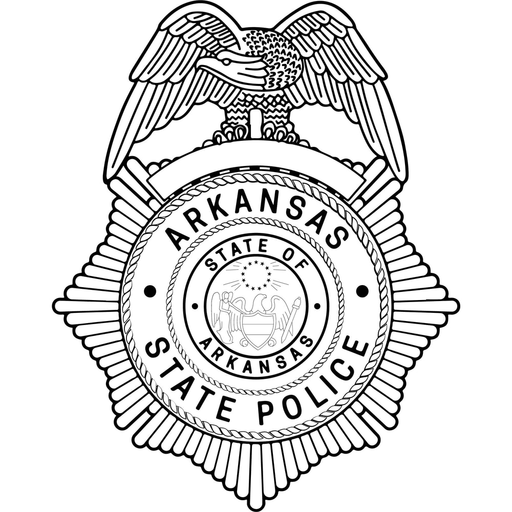 Arkansas State Police Badge vector file.jpg