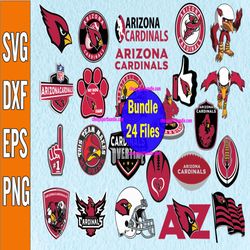 Bundle 24 Files Arizona Cardinals Football Team Svg, Arizona Cardinals Svg, NFL Teams svg, NFL Svg, Png, Dxf, Eps, Insta