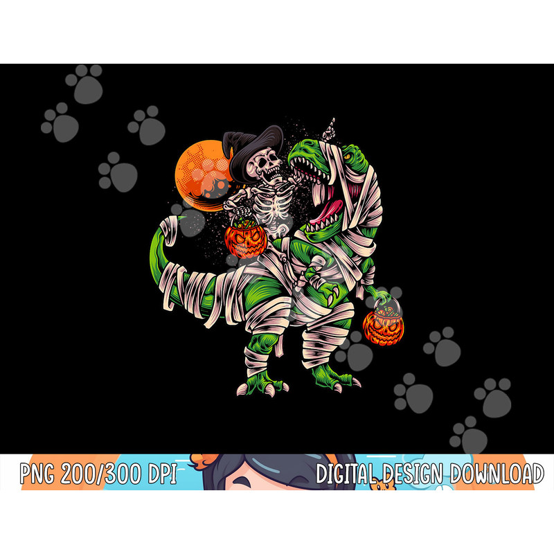 Halloween Shirts For Boys Kids Men Skeleton Riding Dinosaur png, sublimation copy.jpg