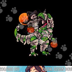 halloween shirts for boys kids men skeleton riding dinosaur png, sublimation copy