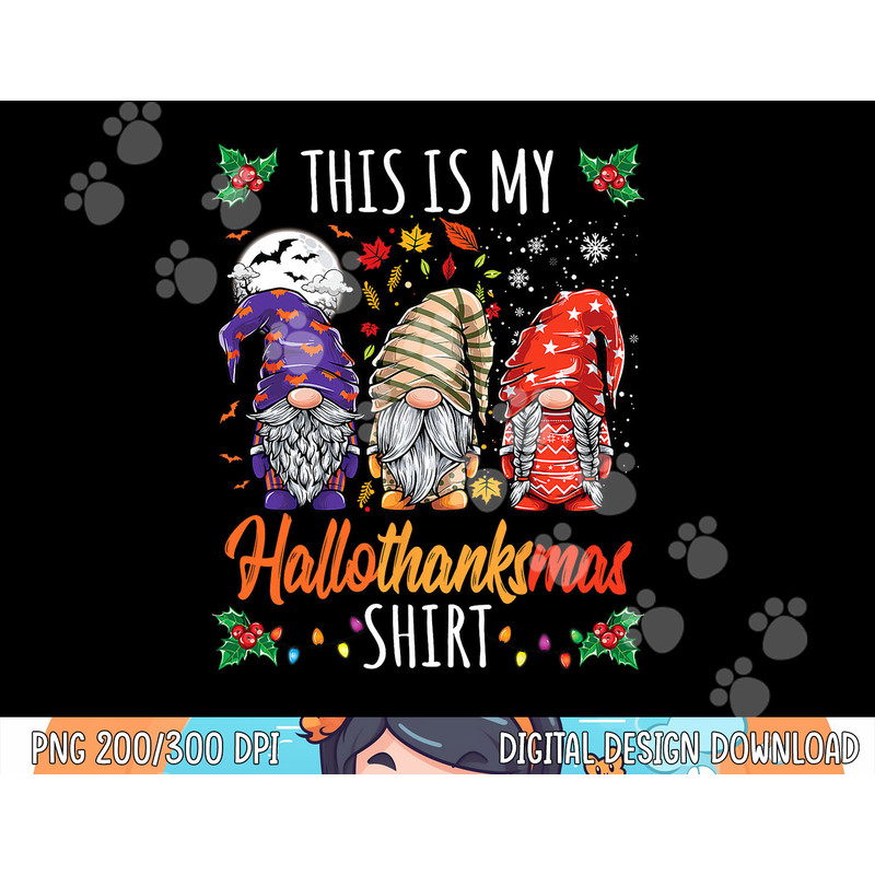 Halloween Thanksgiving Christmas Funny Hallothanksmas Gnomes png, sublimation copy.jpg