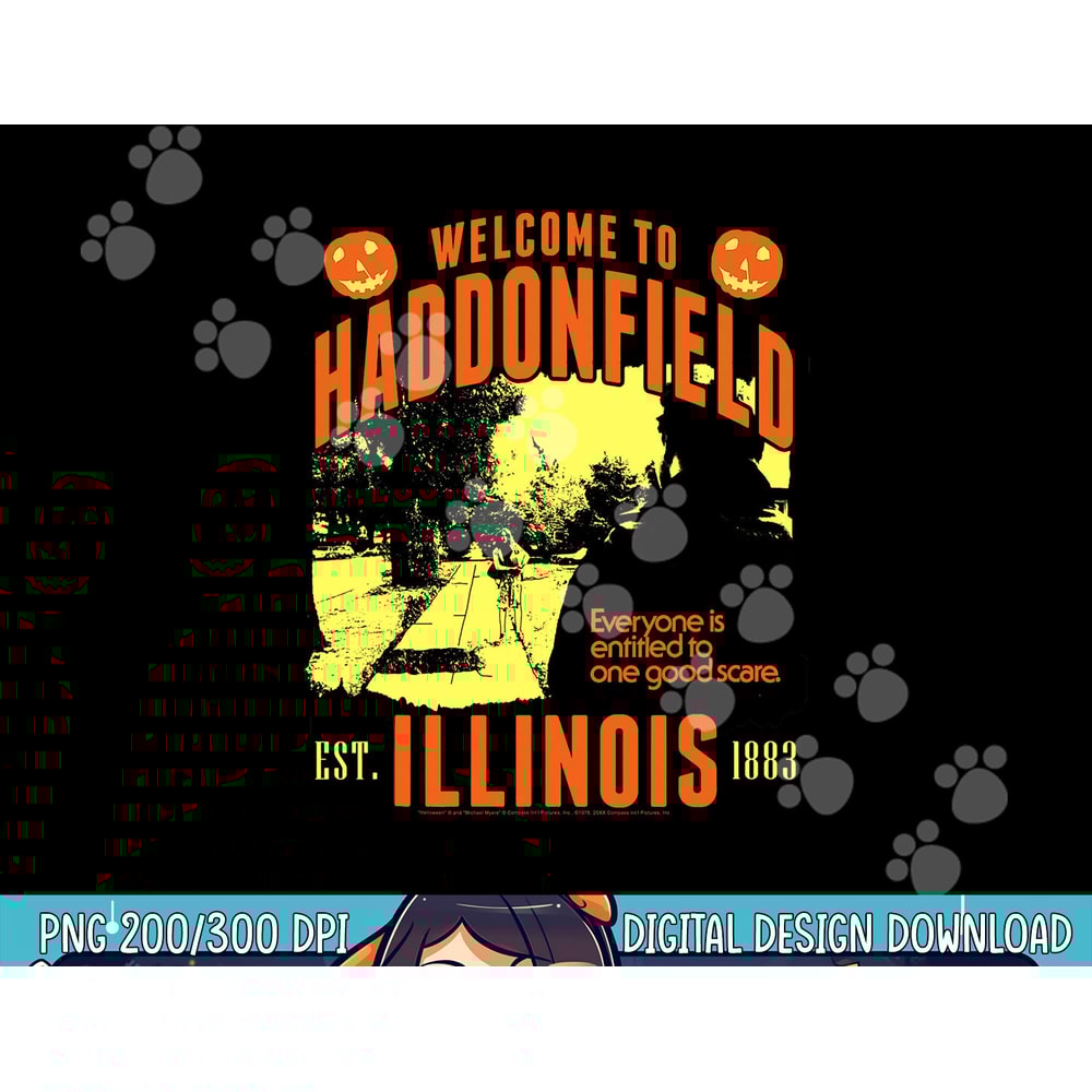Halloween Welcome to Haddonfield png, sublimation copy.jpg