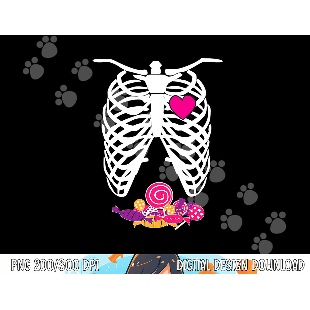 Halloween XRay Shirt Skeleton Rib Cage Candy Kids Boys Girls png, sublimation copy.jpg